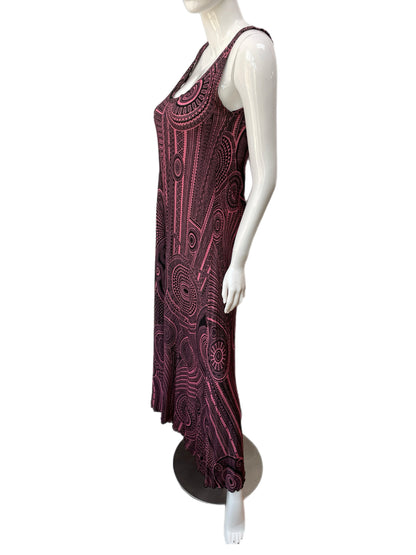 Jean Paul Gaultier Soleil Tribal Tattoo Print Tank Dress