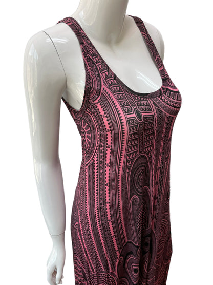 Jean Paul Gaultier Soleil Tribal Tattoo Print Tank Dress