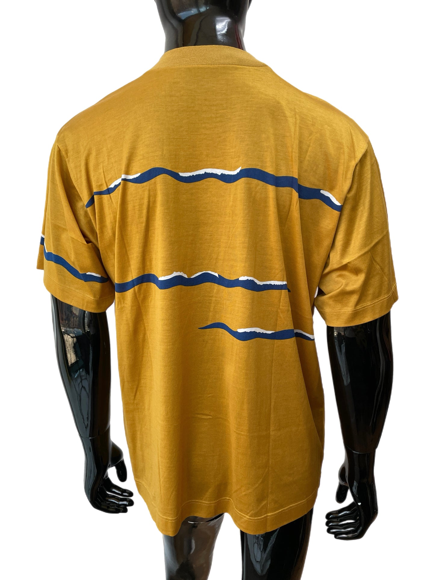 Yves Saint Laurent Mustard Beach Seashell Graphic Tee