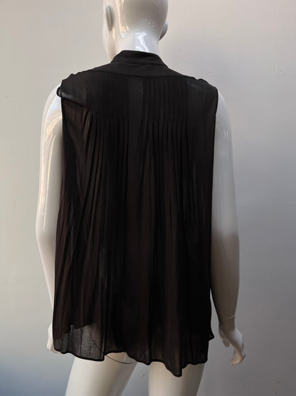 Maison Martin Margiela Pleated Cacao Top