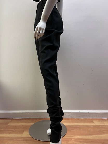 Margiela Pinstripe High-Waisted  Trousers