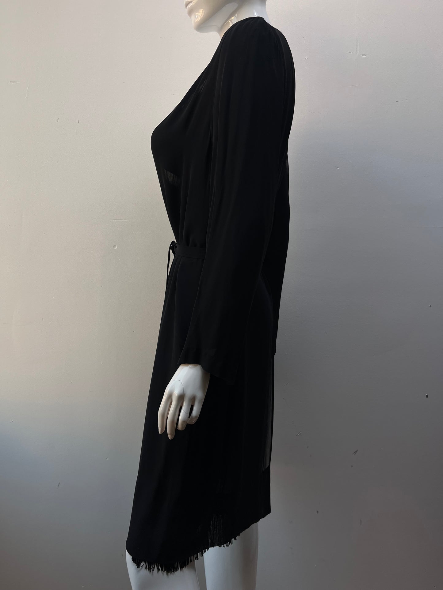 Margiela Sheer Belted Cardigan Dress