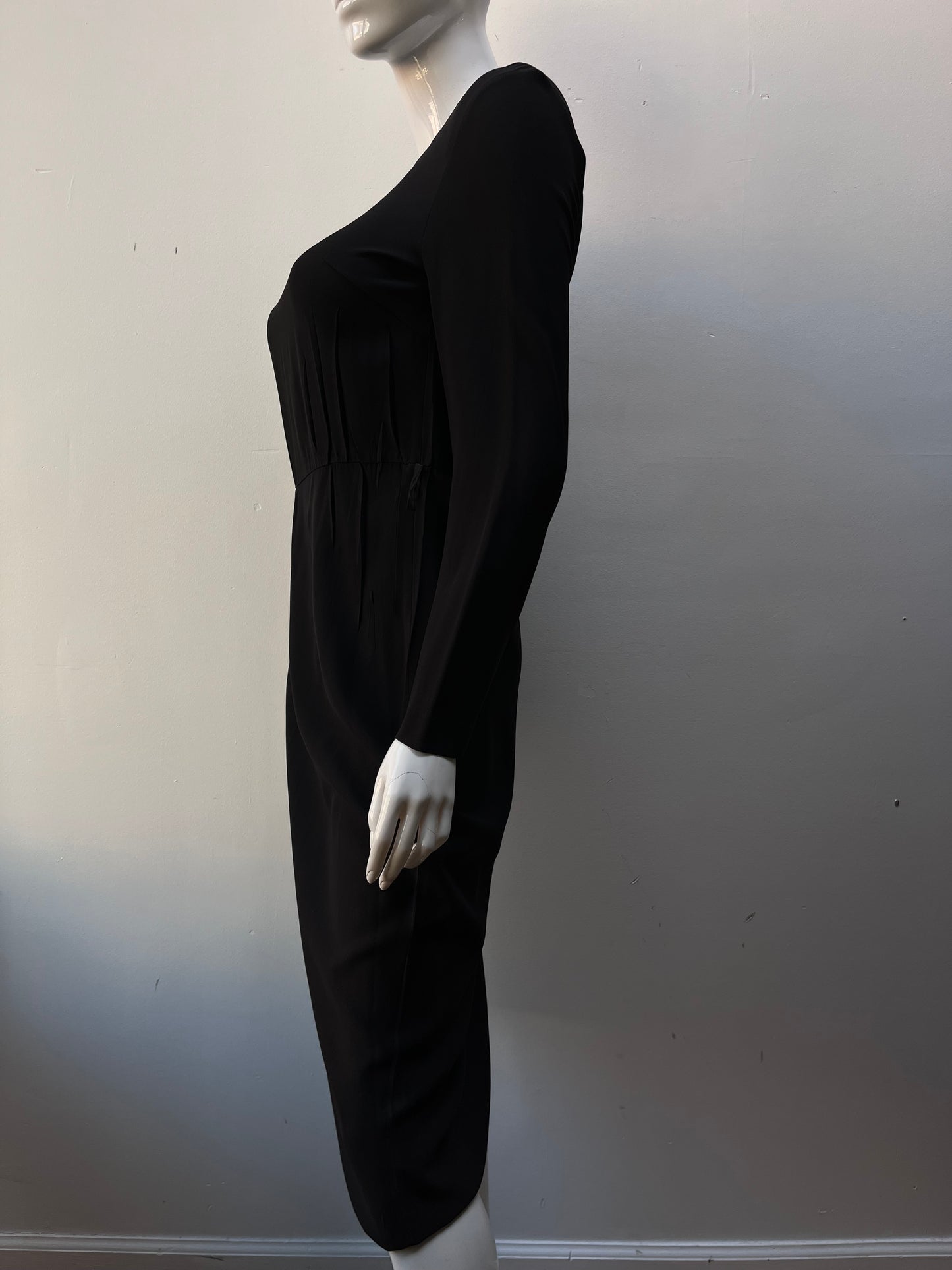 Margiela Creased Long Sleeve Dress