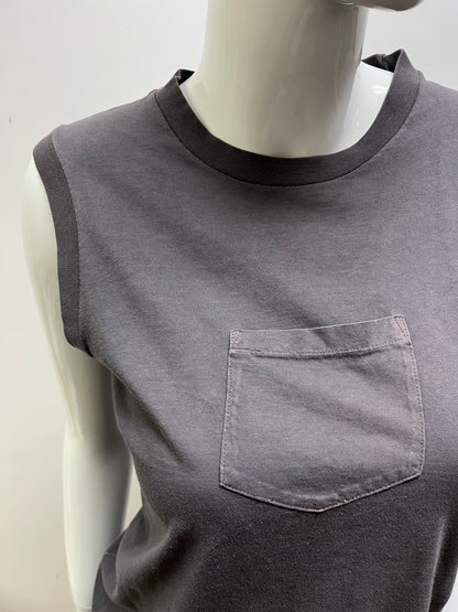 90’s Margiela Pocket Washed Gray Tank Top