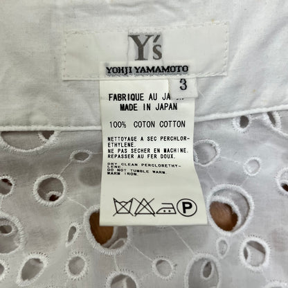 Yohji Yamamoto Polka Dot Holes Button-Up