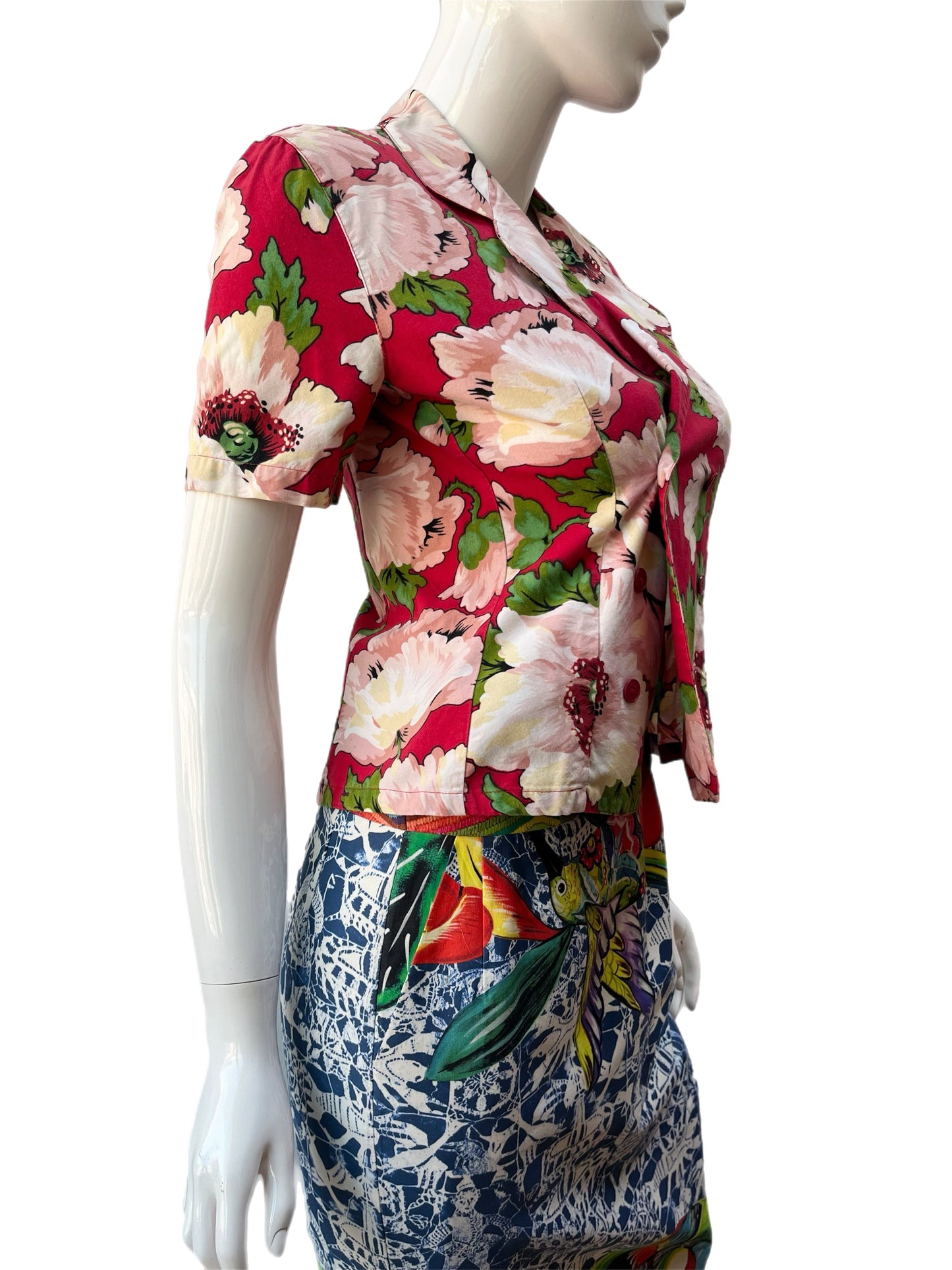 Cacharel Floral Printed Top