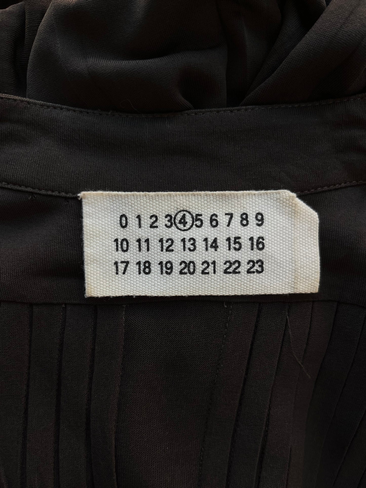 Maison Martin Margiela Pleated Cacao Top