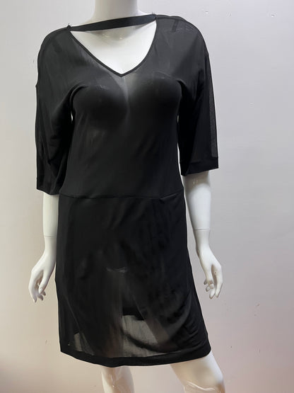 Margiela Sheer Half Sleeve Dress