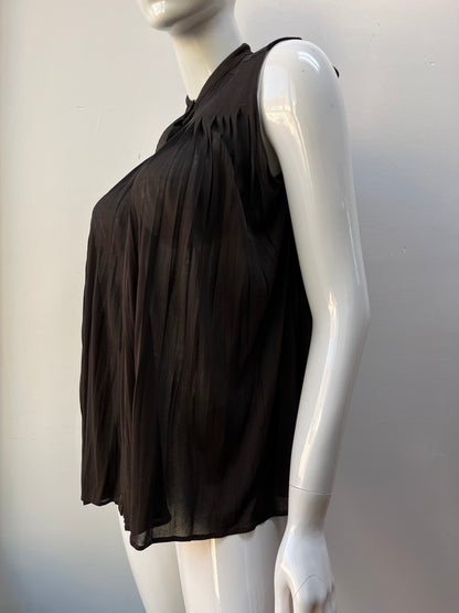 Maison Martin Margiela Pleated Cacao Top