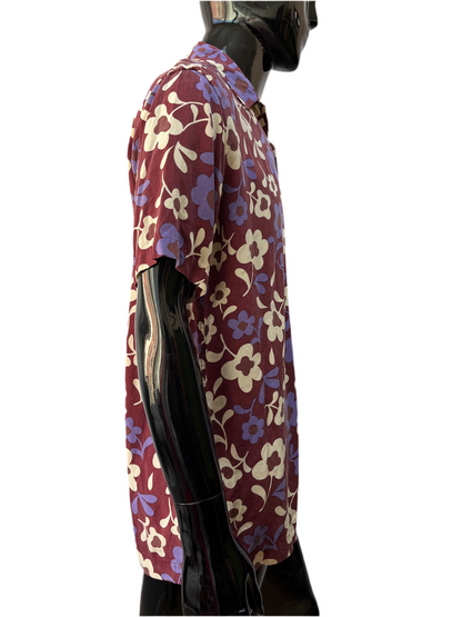 90’s Monsieur Nicole Floral Camp Shirt