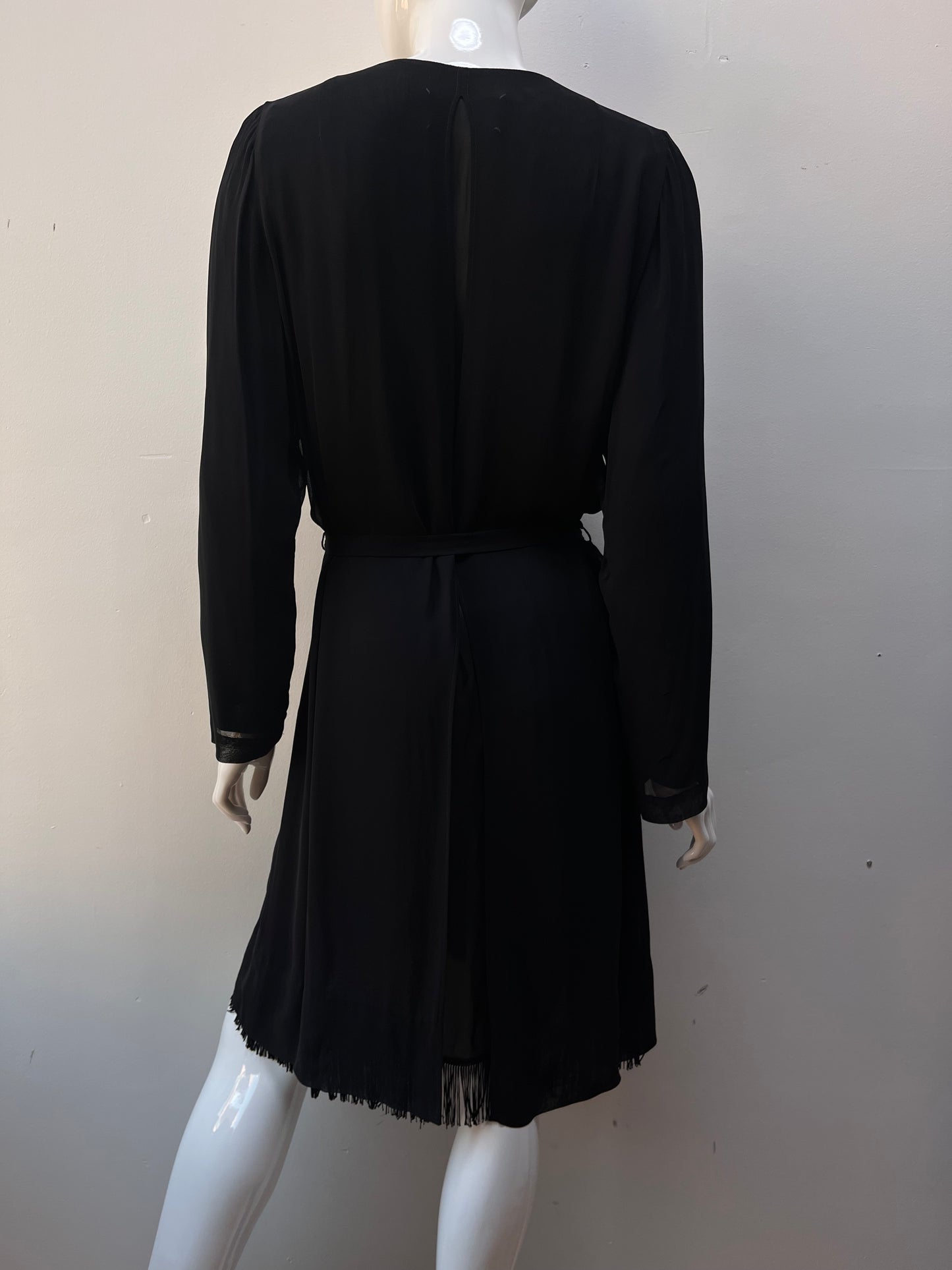 Margiela Sheer Belted Cardigan Dress