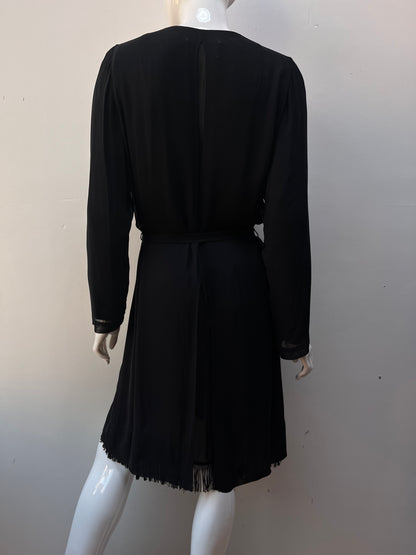 Margiela Sheer Belted Cardigan Dress