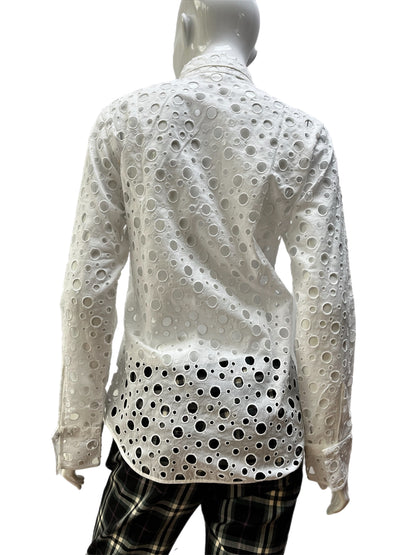 Yohji Yamamoto Polka Dot Holes Button-Up