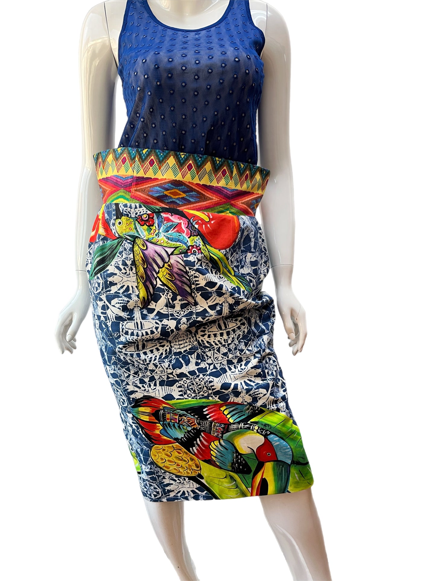 Stella Jean Printed Pencil Skirt