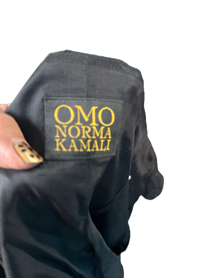 1980’s Omi Norma Kamali Button Front Taffeta Mini Skirt