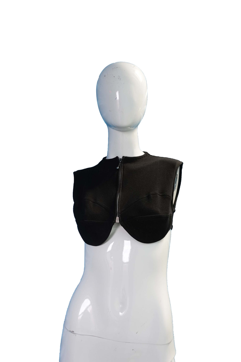 Gaultier Public 2010s Ribbed Bustier