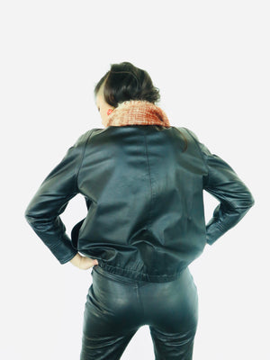1980’s Fendi Double Breasted Leather Jacket