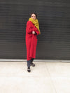 1980’s Issey Miyake Rouge Mohair Knit Duster