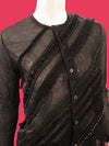 Tricot Comme Des Garçons 2001 Sheer Embellished Mesh Cardigan Top