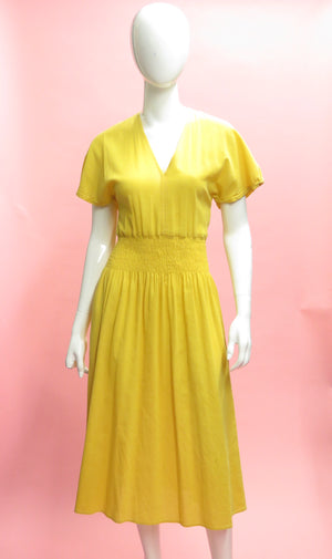 1990’s Sonia Rykiel Smocked Cotton Sun Dress