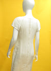 1980’s Valentino White Linen Shift Dress