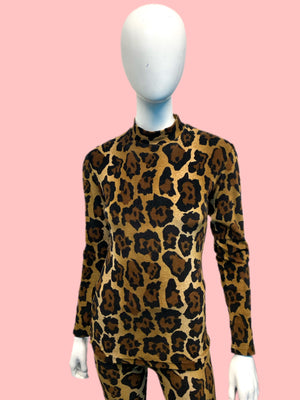 1990’s KENZO Jungle Leopard Velour Set