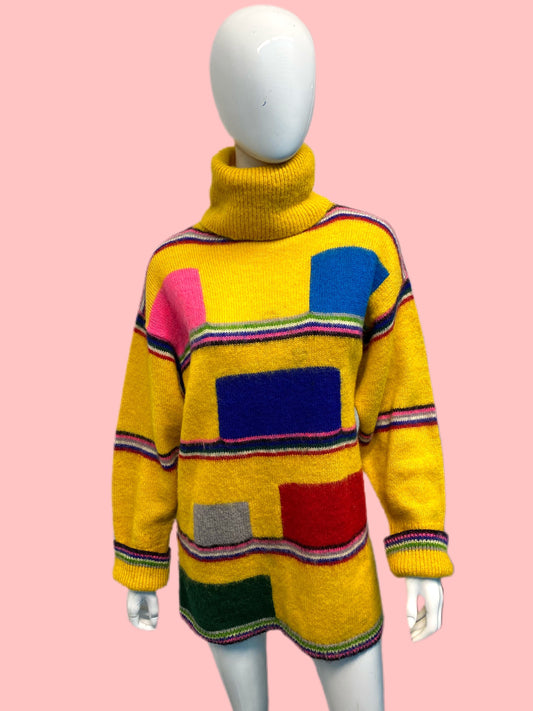 1980’s Kansai Yamamoto Mohair Turtleneck Pullover