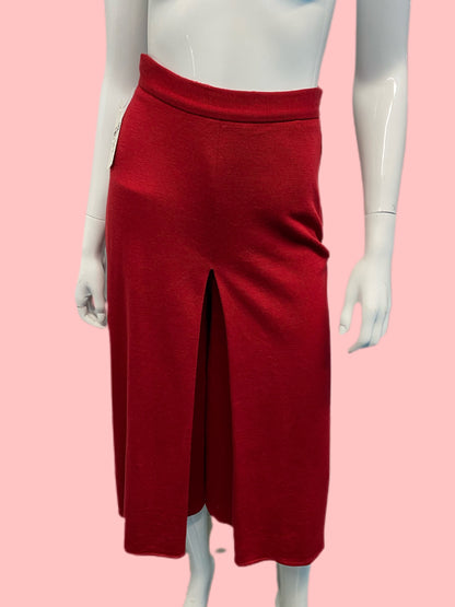 1970’s Sonia Rykiel Ruby Knit Wool Culottes