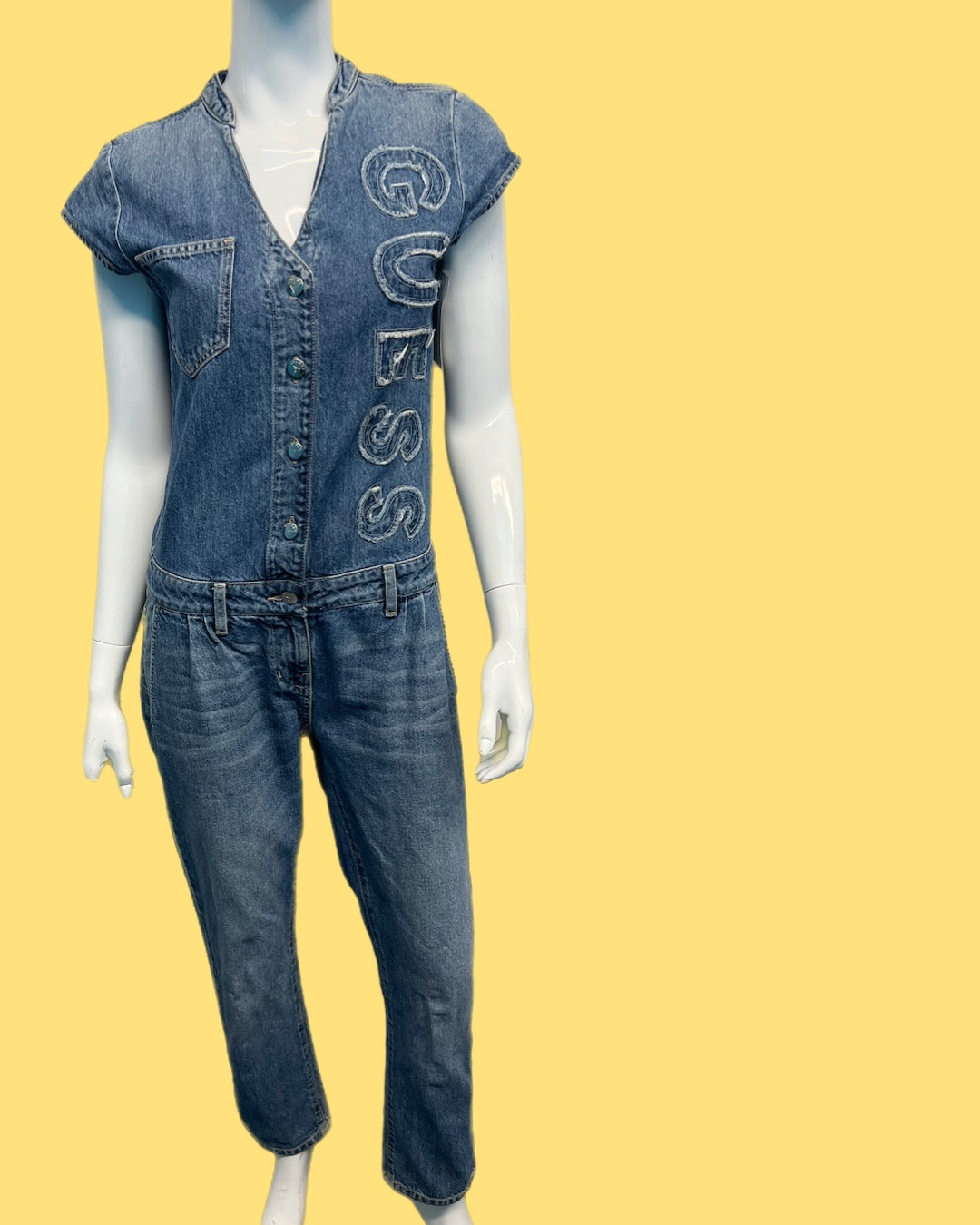 2000s Guess Jeans Denim Jumpsuit