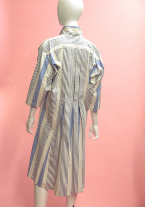 1990’s KENZO Striped Cotton Tunic dress