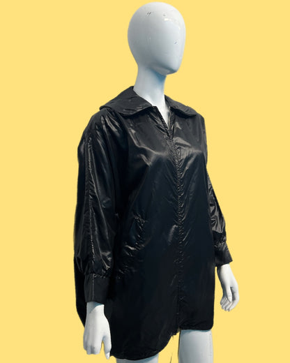 1960s Courrèges Paris Silk Anorak