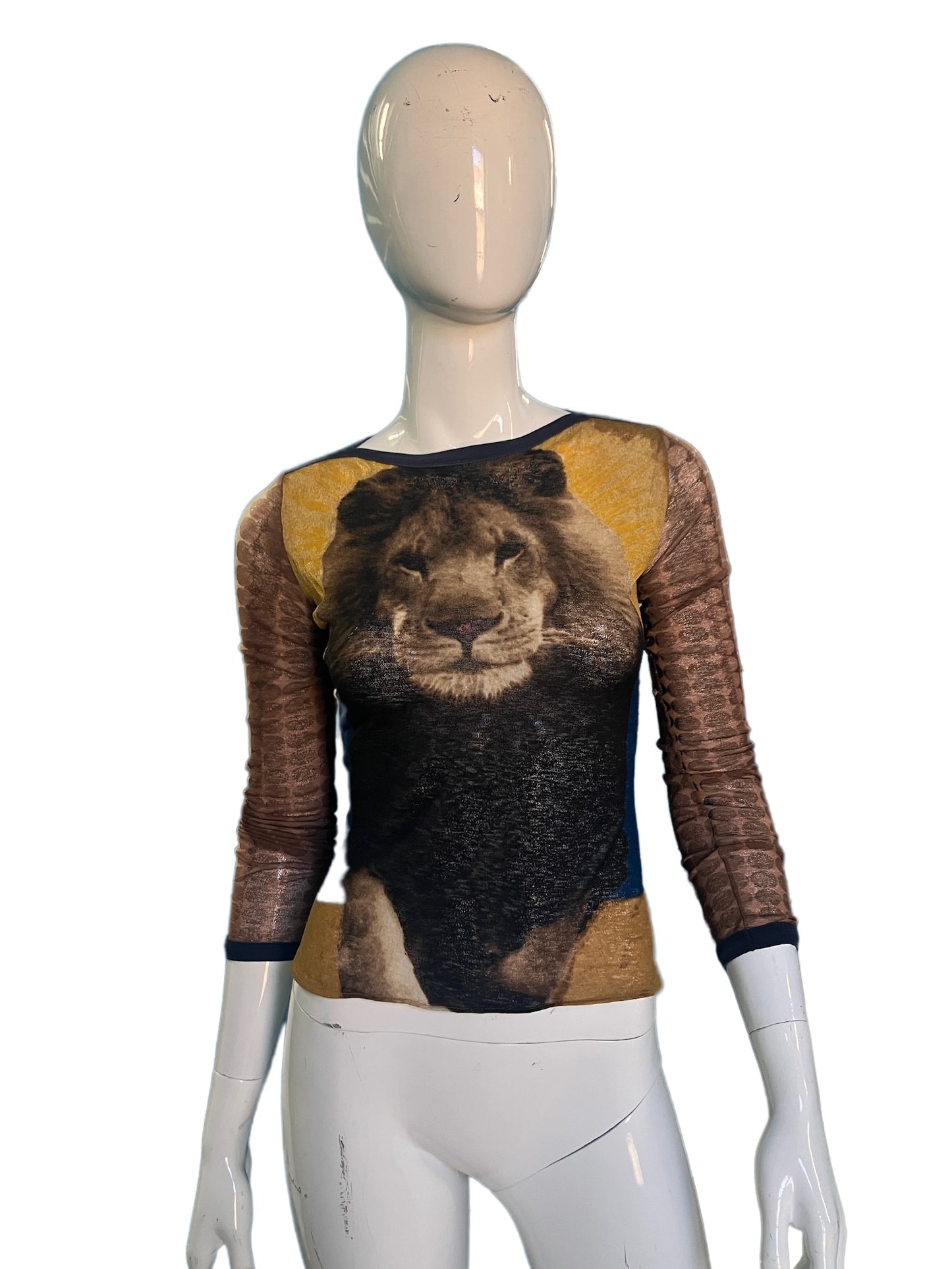 Jean Paul Gaultier SS96 Cyberbaba Lion top