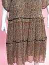 1970’s Raina Dante Tiered Peasant Dress