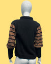 1980s Mutton Sleeve Knit Sweater