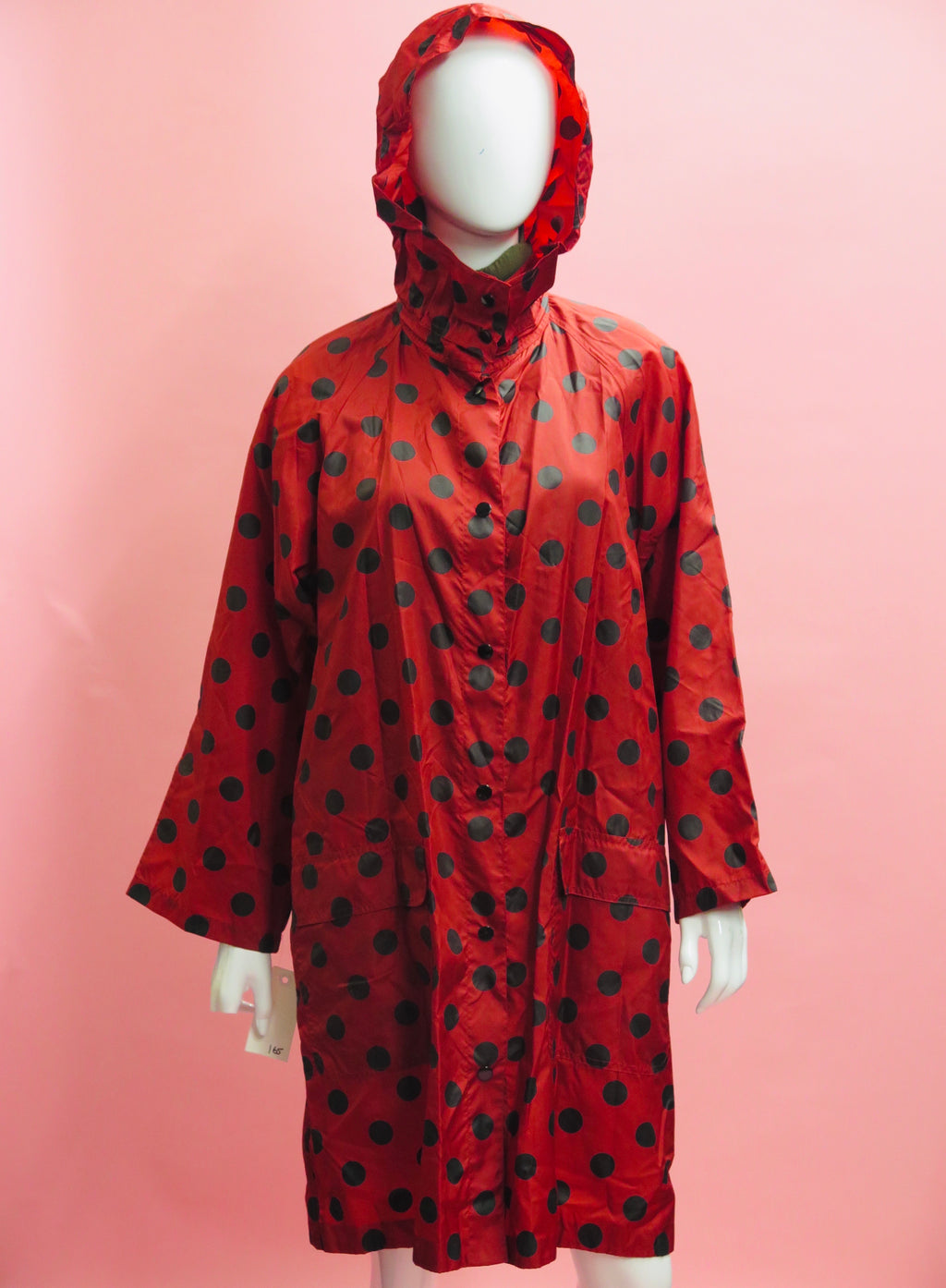 1990’s French Red Polka Dot Anorak Jacket