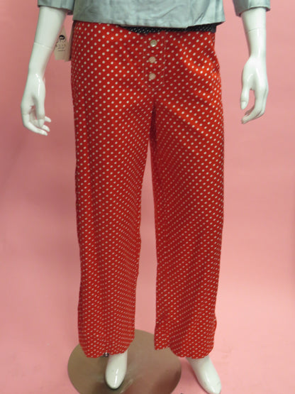 1970’s Geoffrey Beene Polka Dot Wide Leg Pants