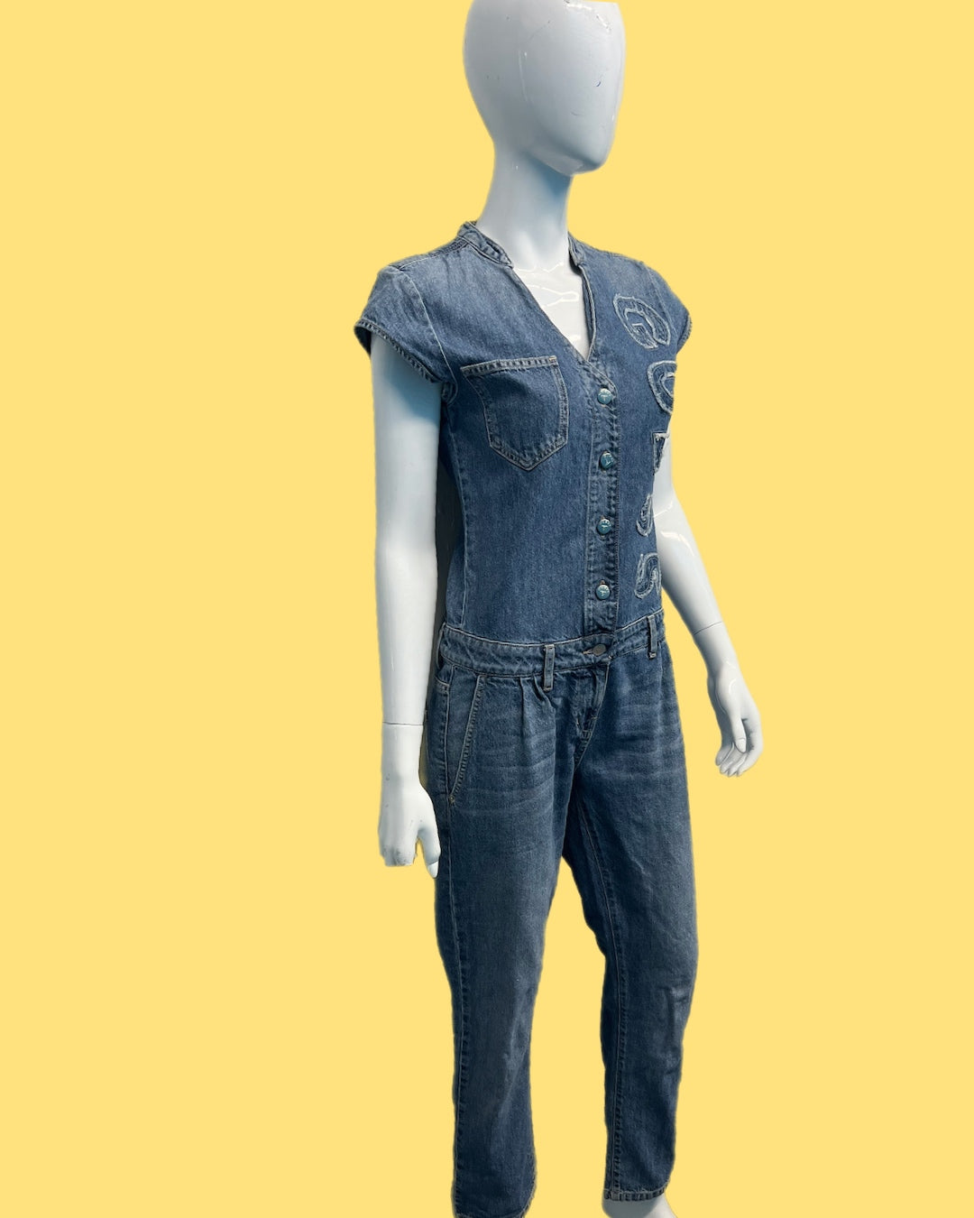 2000s Guess Jeans Denim Jumpsuit