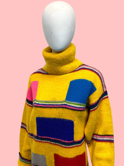 1980’s Kansai Yamamoto Mohair Turtleneck Pullover