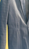2007 Raf Simons Contrast Stripe Check Blazer