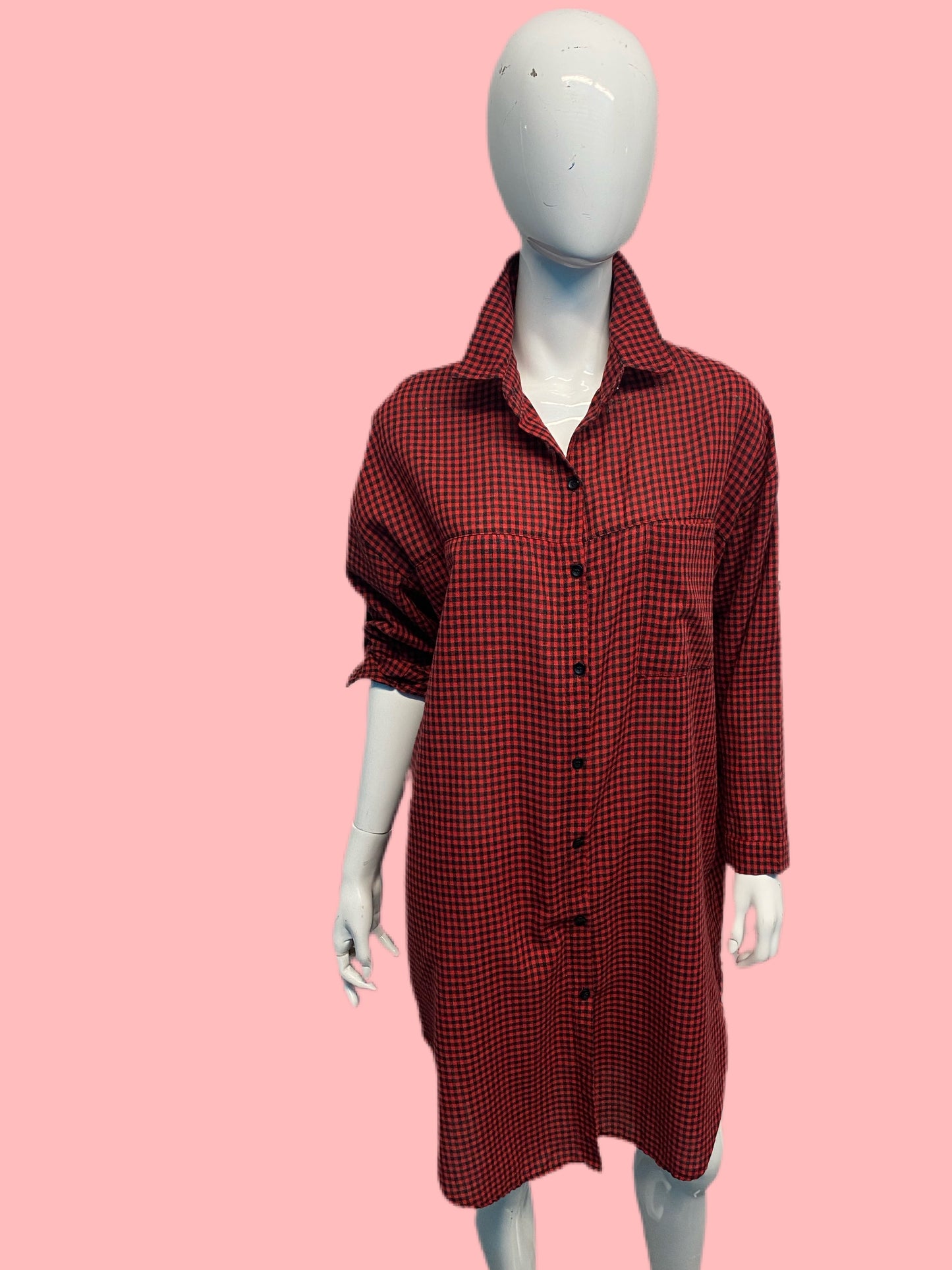 90’s Mani x Giorgio Armani Gingham Tunic Dress