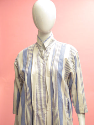 1990’s KENZO Striped Cotton Tunic dress