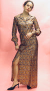 1970’s Silk Liberty Print Floral Duster Dress