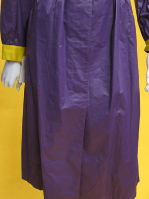 1980’s Valentino Two Tone Belted Raincoat