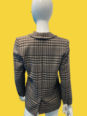 1980’s Giorgio Armani Wool Check Double Breasted Jacket
