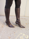1990’s Isaac Mizrahi chocolate Brown boots
