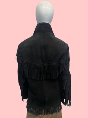 1970’s Schott Suede Fringe Snap Button Jacket