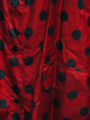 1990’s French Red Polka Dot Anorak Jacket