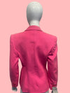 90’s Claude Montana Hot Pink Double Breasted Blazer
