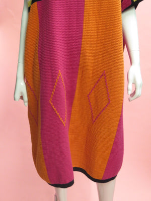 1990’s KENZO Knit Cotton Caftan Dress