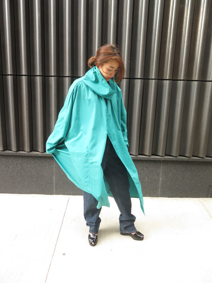 1980’s Avant Garde High Collar Jade Duster